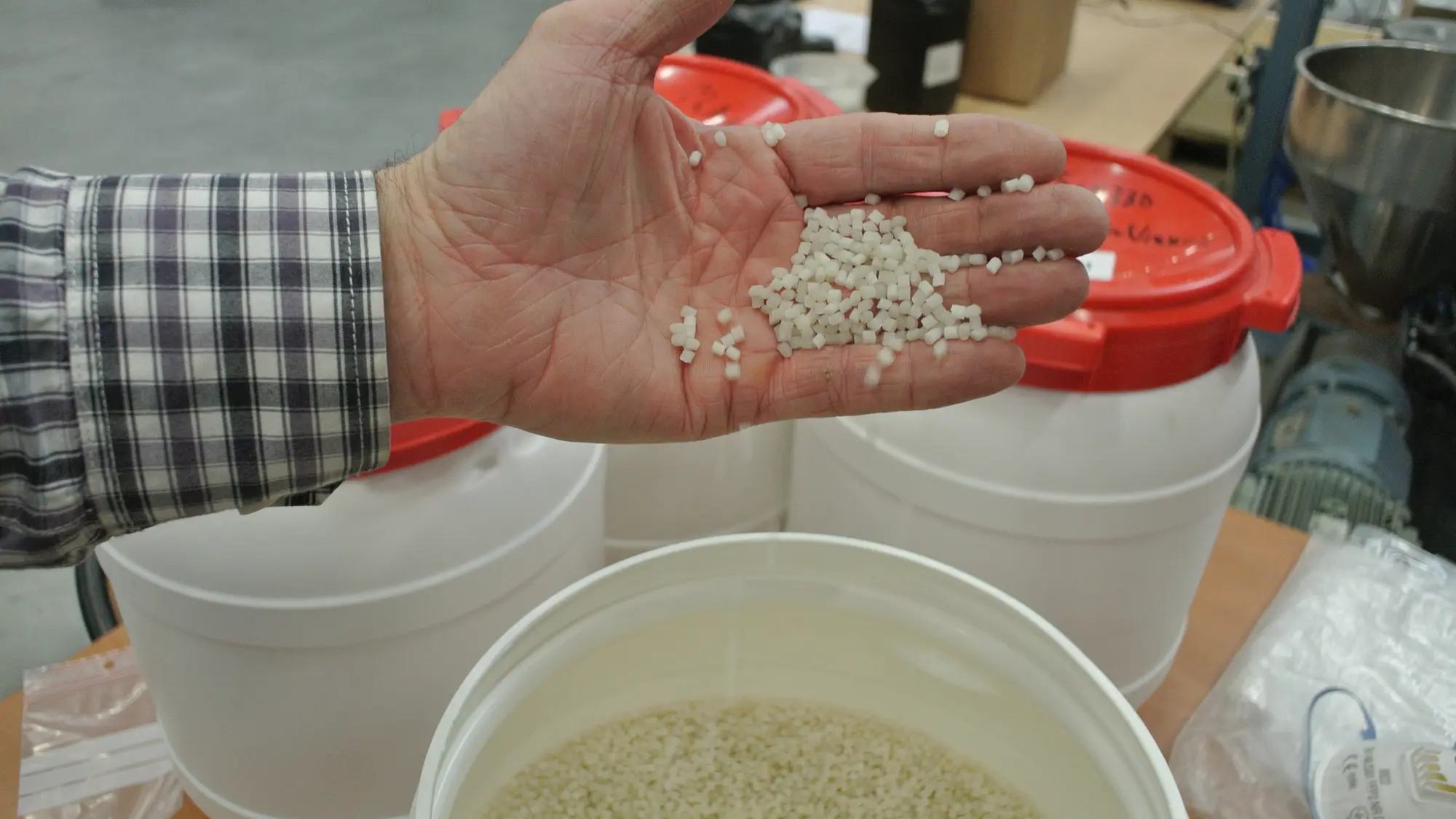 plastic granules