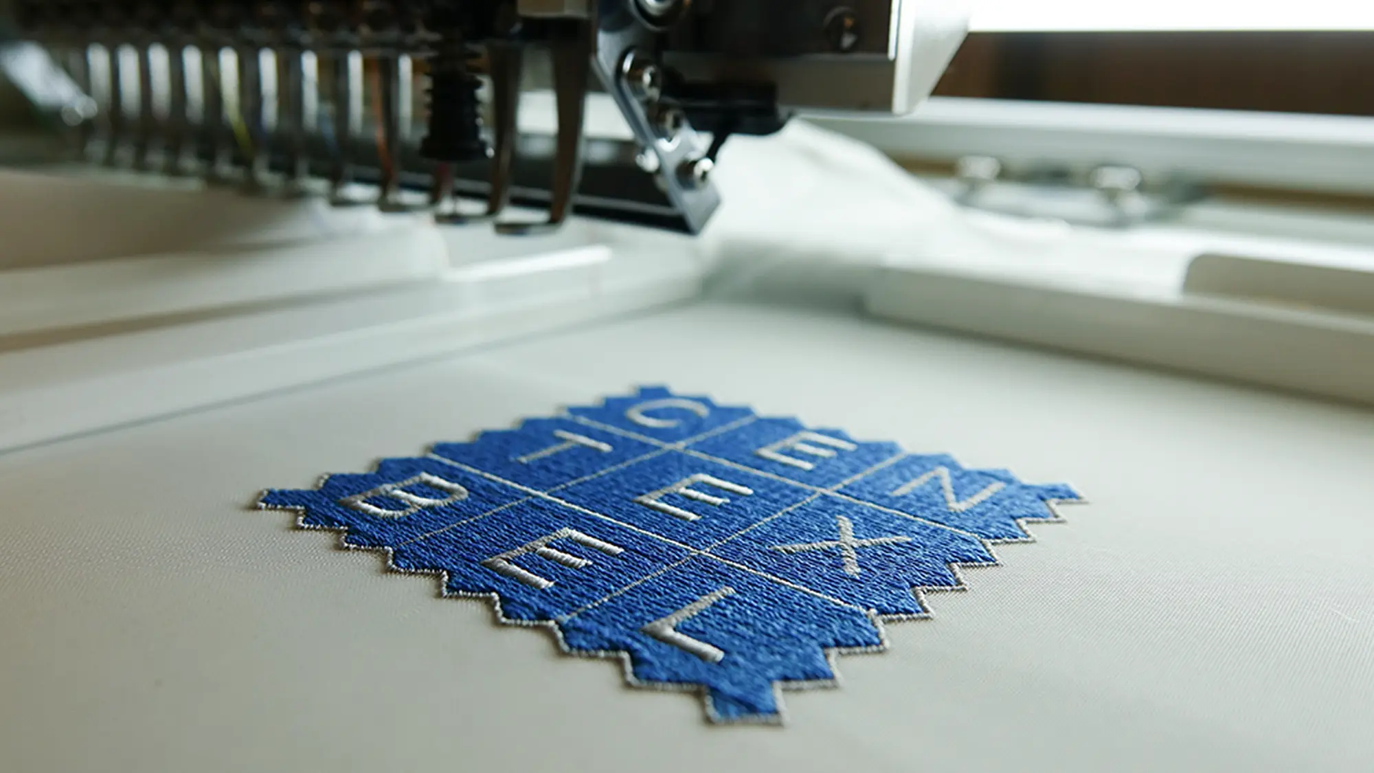 embroidered logo