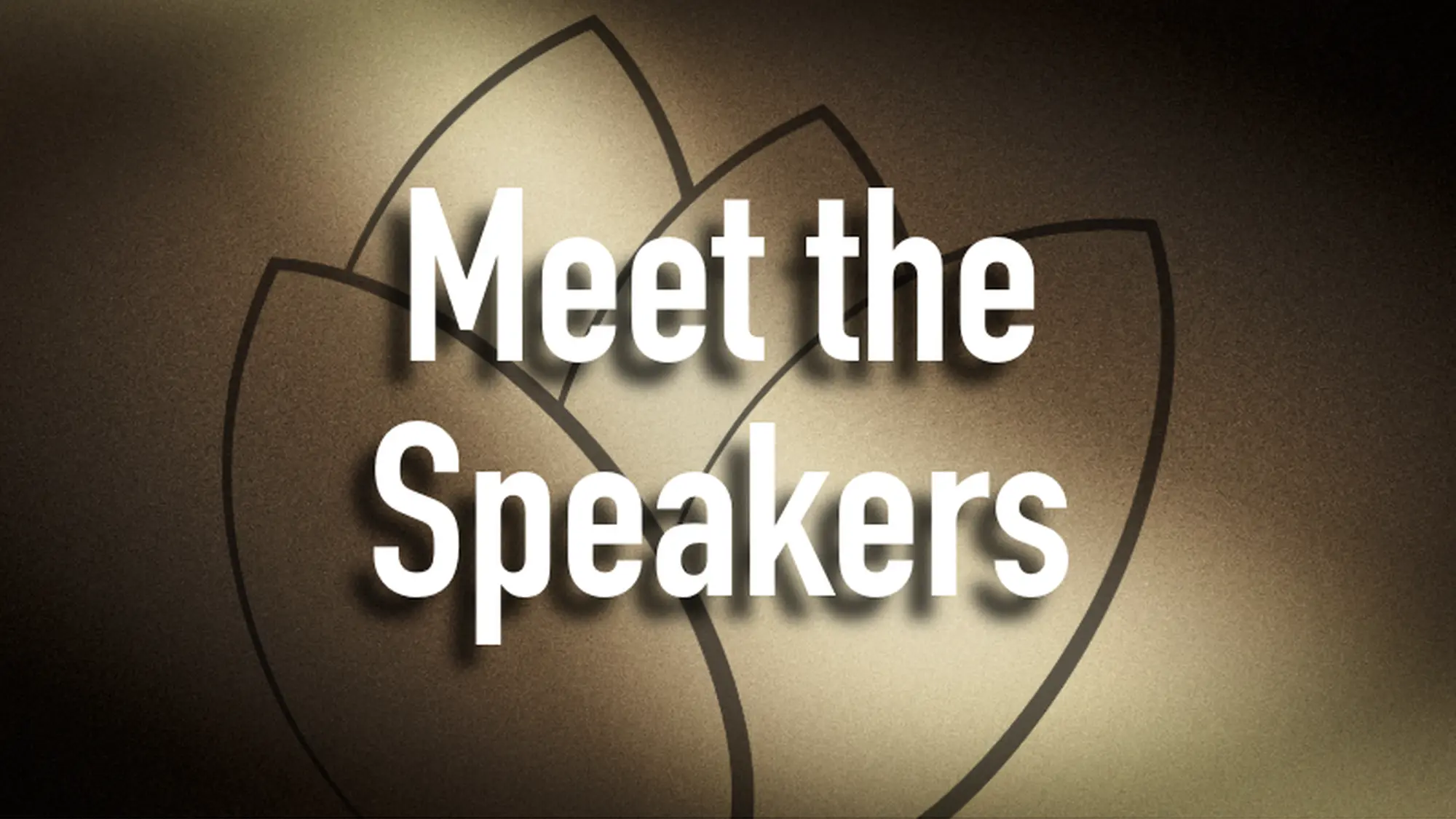 speakers' bios