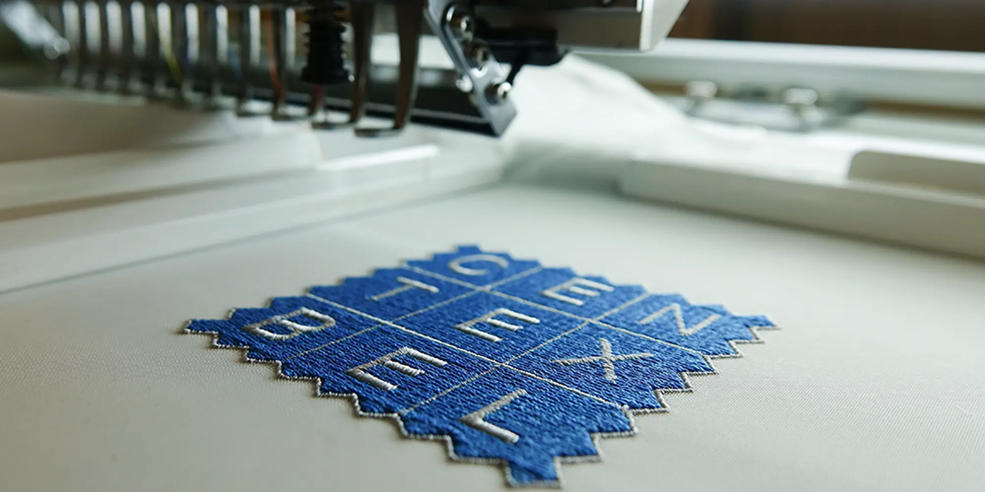 embroidered logo