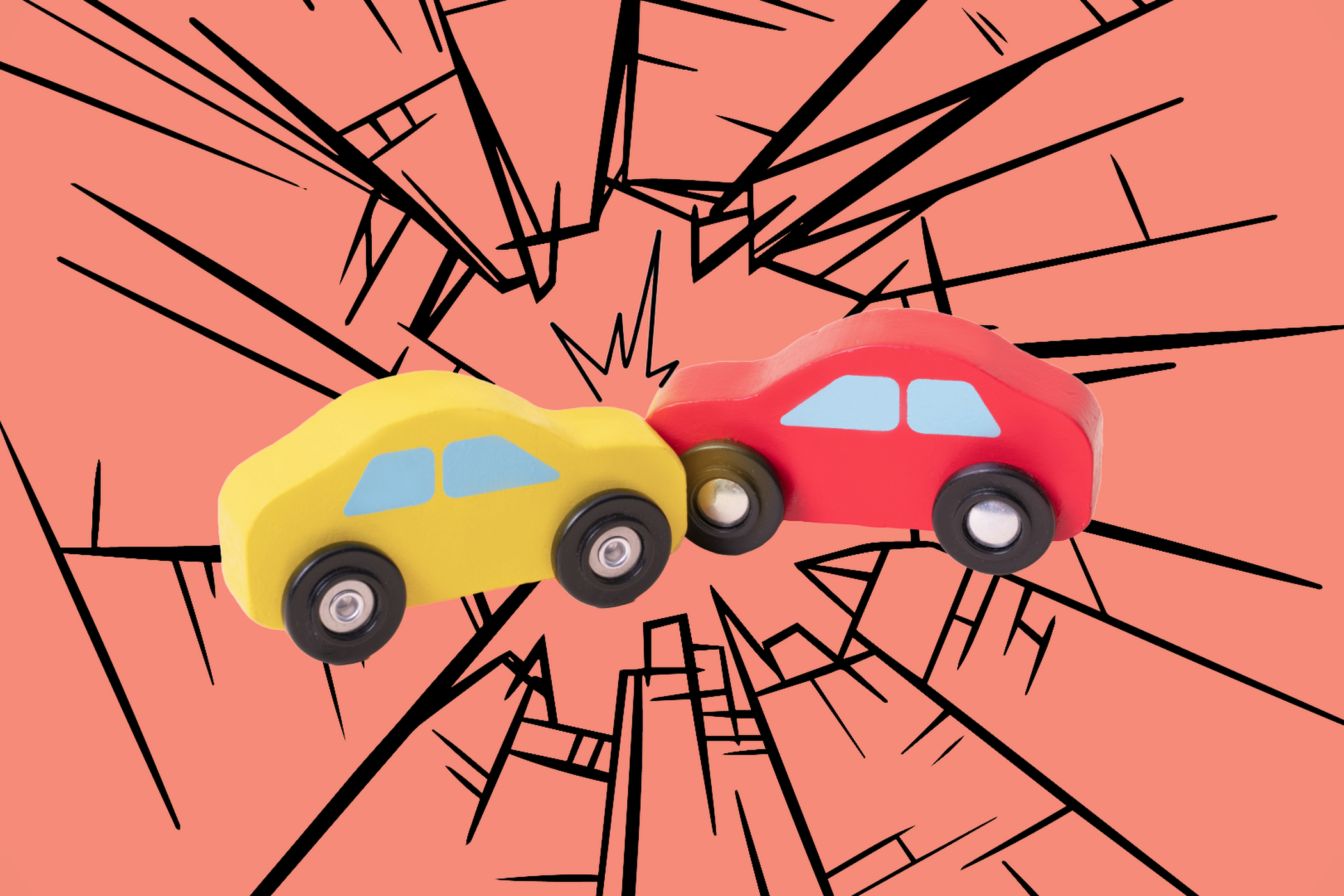 crashing toys