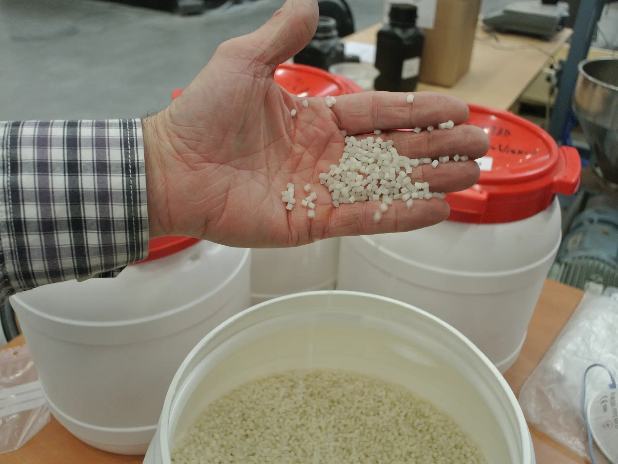 plastic granules