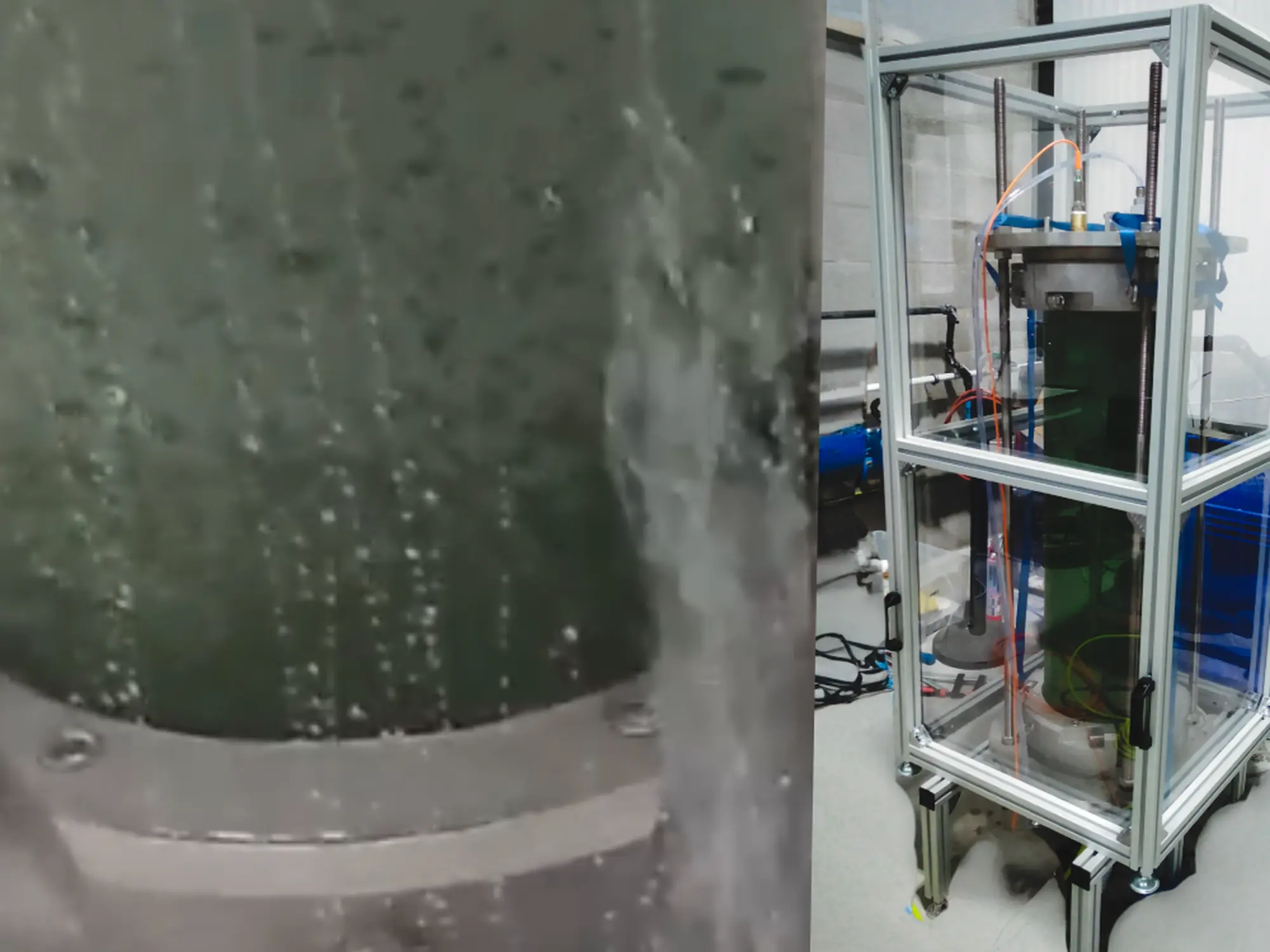 high pressure test bench