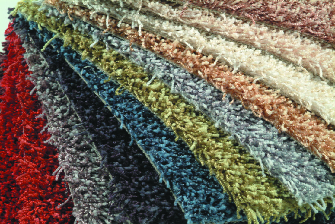 carpets stacked