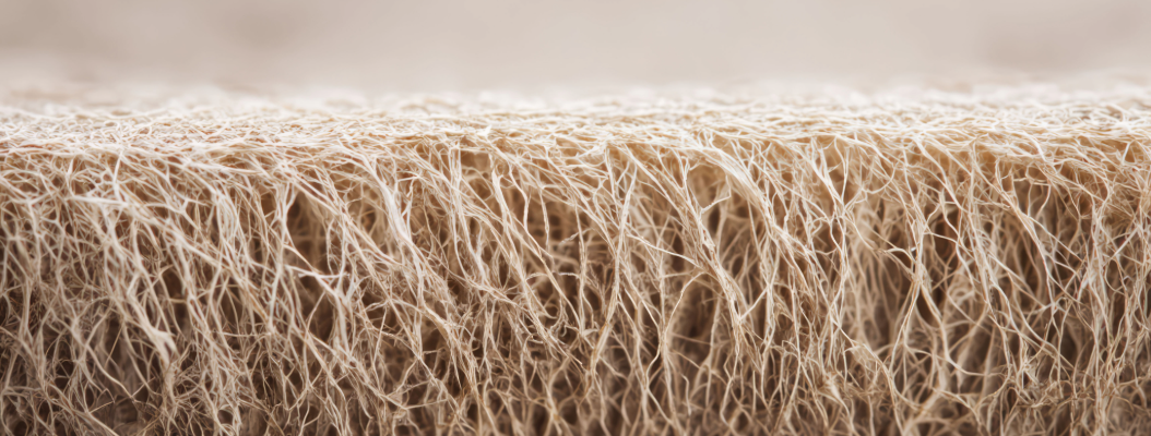 Banner-Mycelium-based textile material